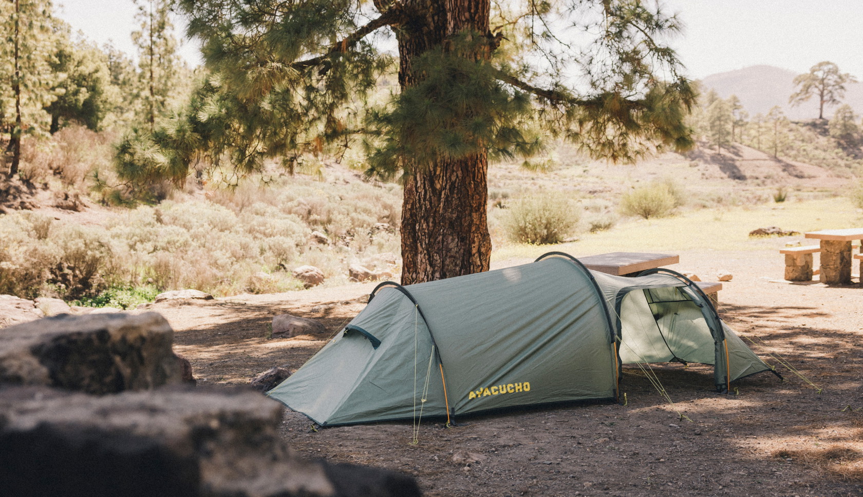 Ayacucho tent in a campsite
