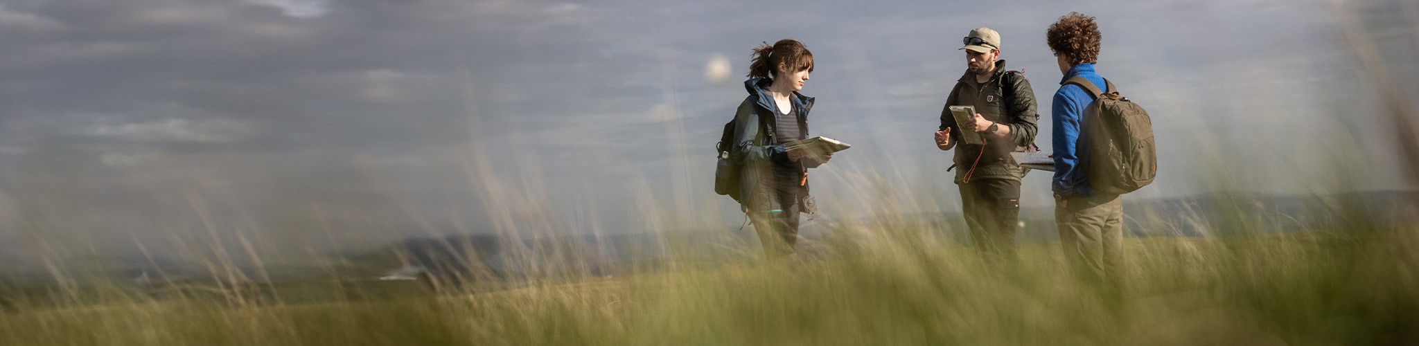 Young people during a youth expedition