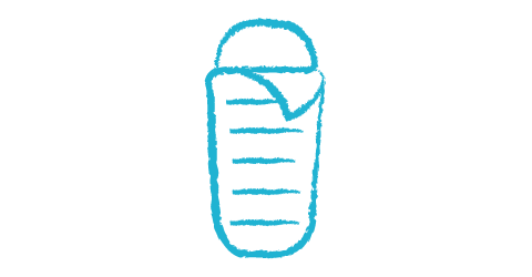 sleeping bag icon