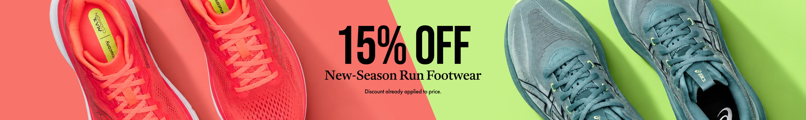 Shop 15% off new season Run footwear on Snow + Rock