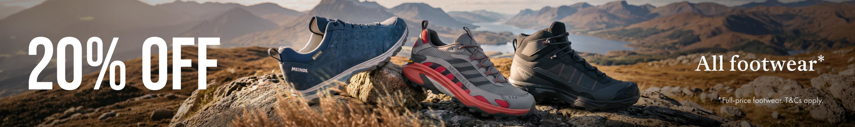 Shop 20% off new season footwear on Snow + Rock