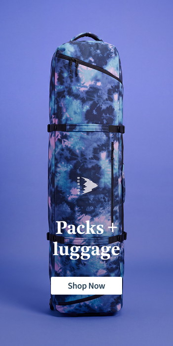 Shop Packs + Luggage on Snow + Rock